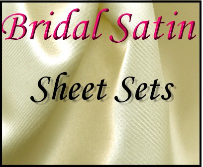 London Bridge Linens Bridal Satin Waterbed Sheet Setlondon bridge
